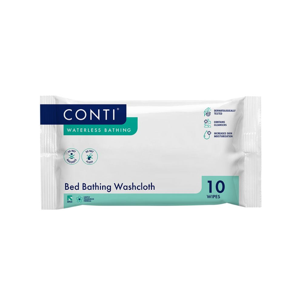 Conti Bedbadwashandje licht geparfumeerd 10 doekjes