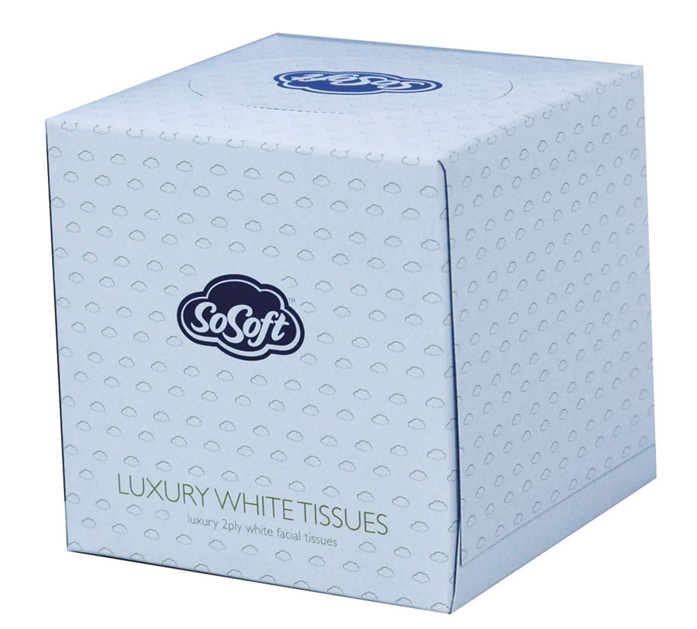 SoSoft Luxe Kubus Tissues Doos van 70