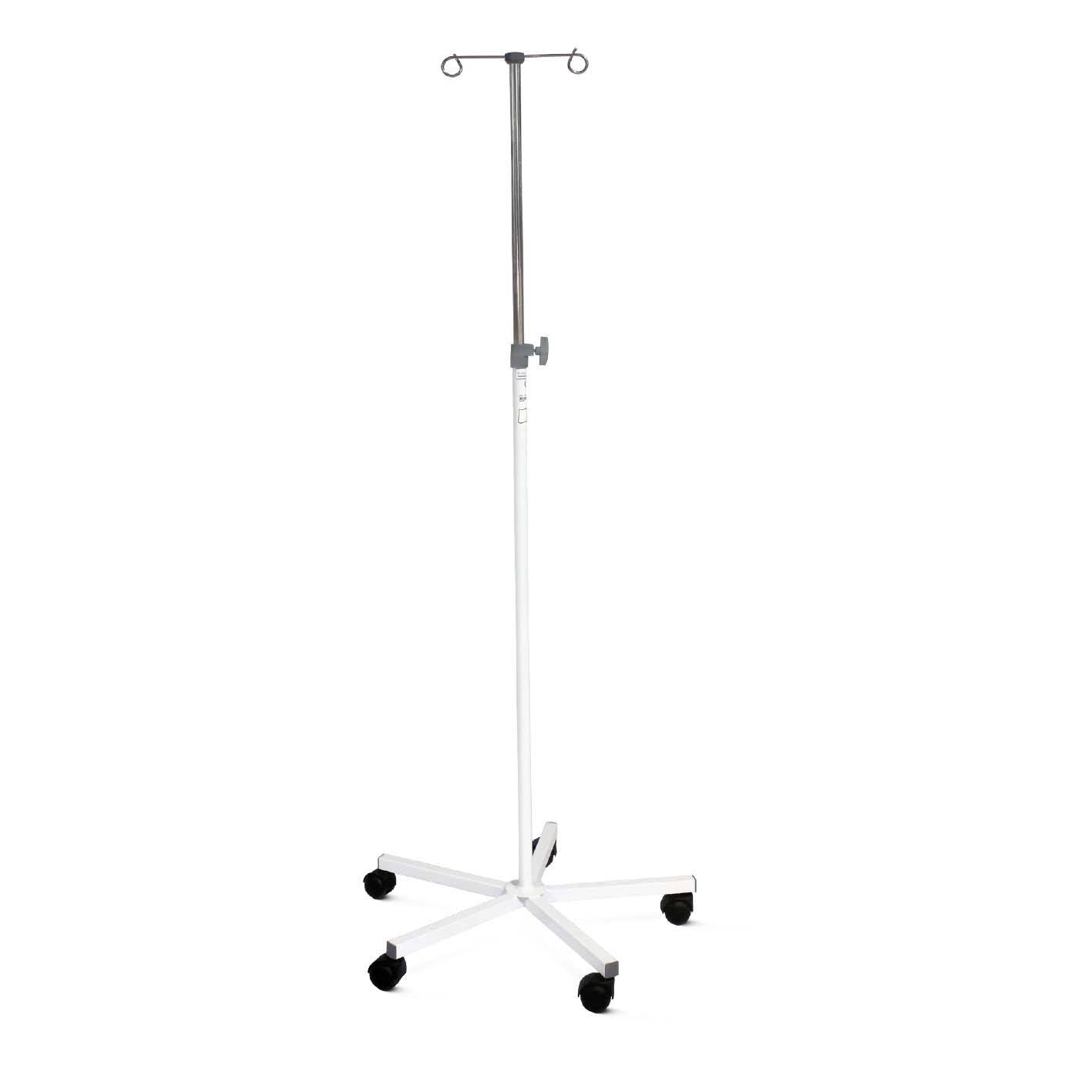 127cm - 200cm Mobile Infusion Stand Mild Steel