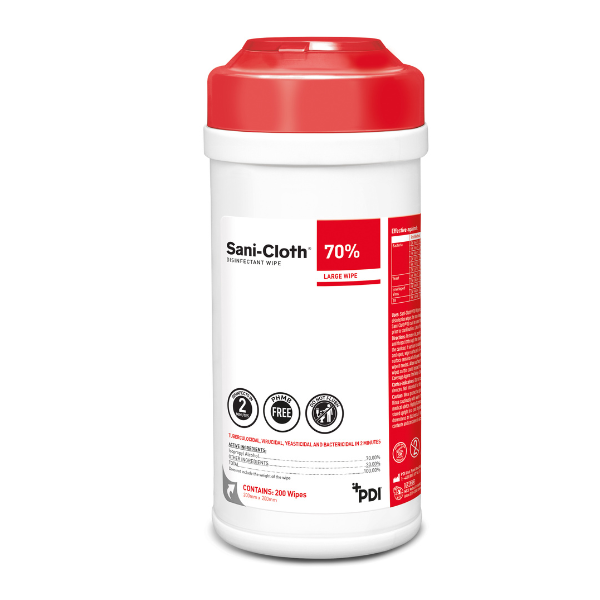 Sani-Cloth 70% isopropylalcoholdoekjes Buis van 200 doekjes