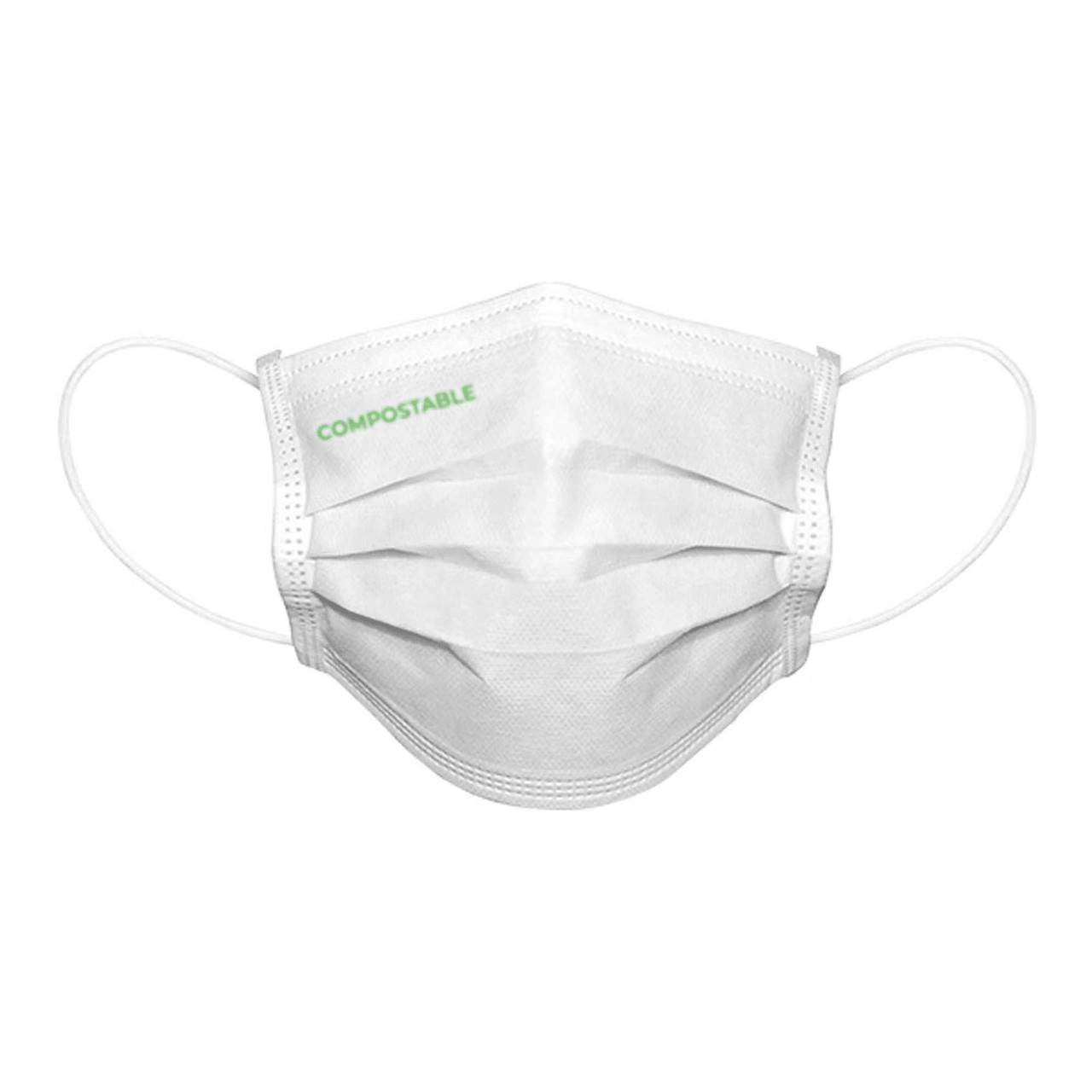 Composteerbaar milieuvriendelijk gezichtsmasker, pakket van 50