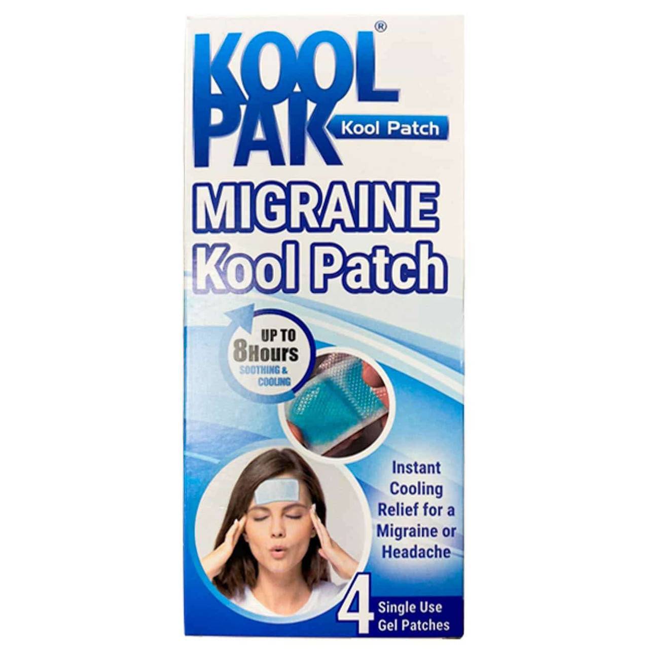 Koolpak Migraine-koelpleister, 4 stuks