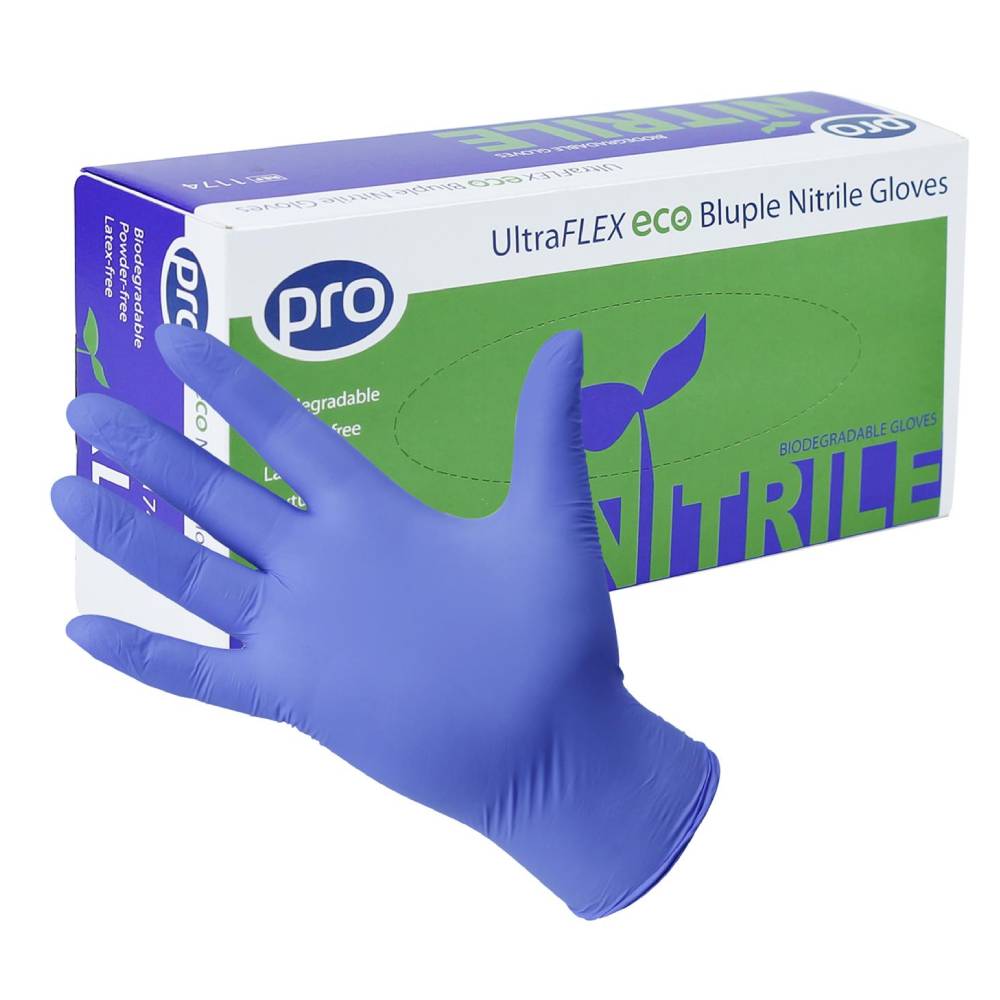 PRO UltraFLEX Eco Bluple Nitril Handschoenen Doos van 100