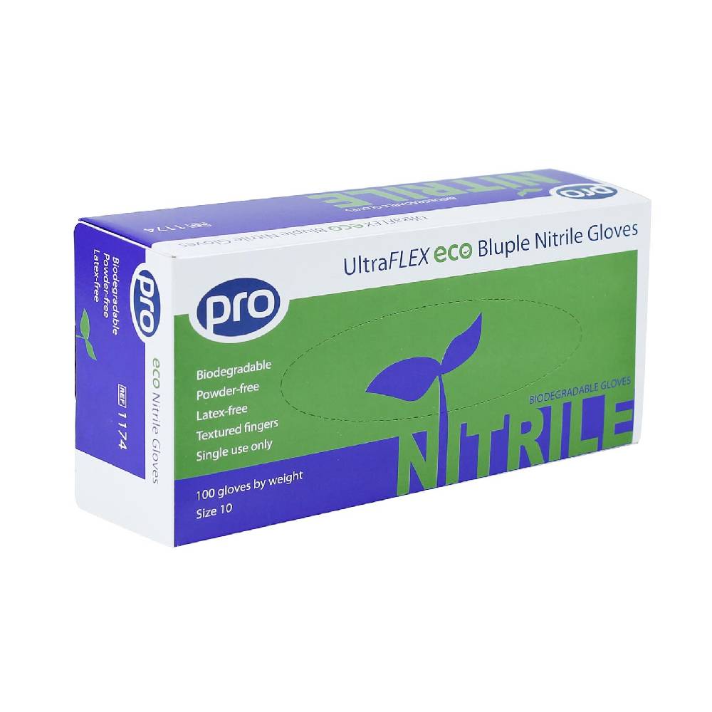 PRO UltraFLEX Eco Bluple Nitril Handschoenen Doos van 100