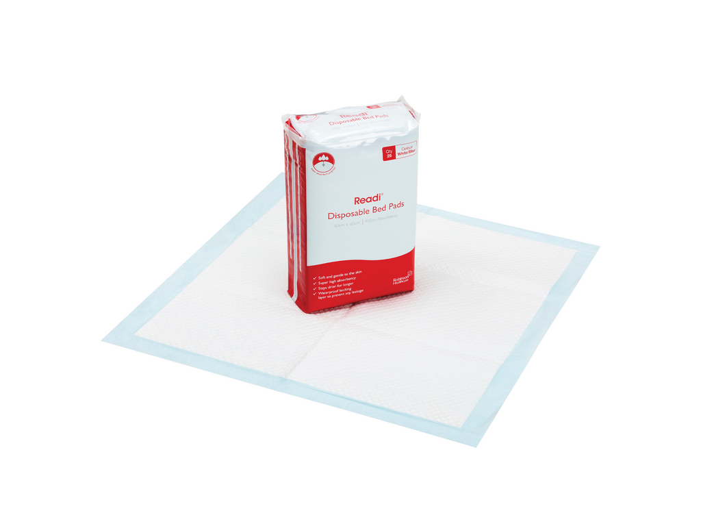 60 cm x 60 cm Readi wegwerpbedpads Sap 950 ml x 25 pads