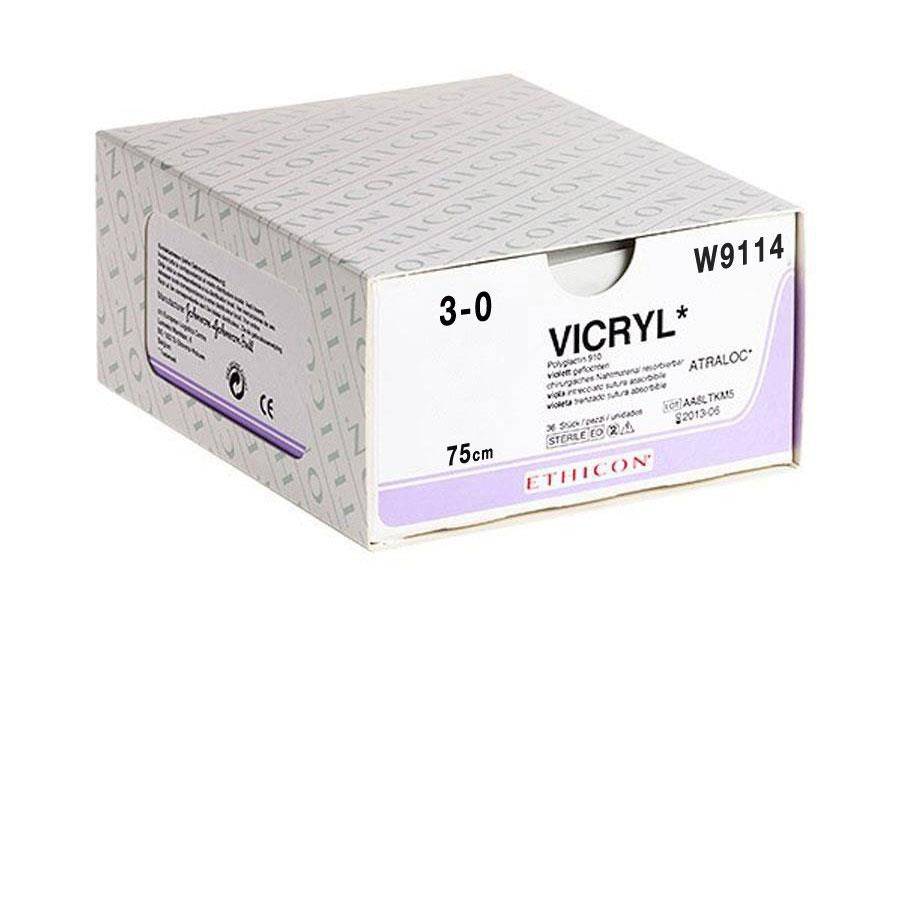 75cm Ethicon Vicryl Violet hechtdraad
