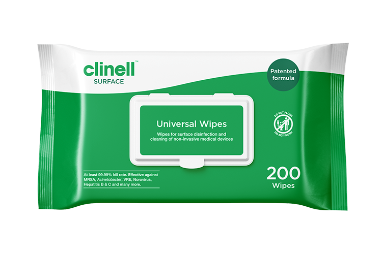 Clinell Universele Ontsmettingsdoekjes 200 Doekjes