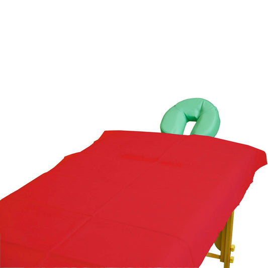 70 x 200 cm Red Disposable Sheets for Exam Tables Pack of 25