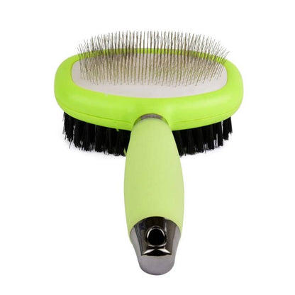 Double-Sided Fur Brush with soft-handle - UKMEDI