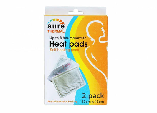 2 x Self Heating Heat Pads TH18277 UKMEDI.CO.UK