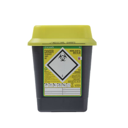 5 Liter Gele Sharps Bin Gele Sharpsafe