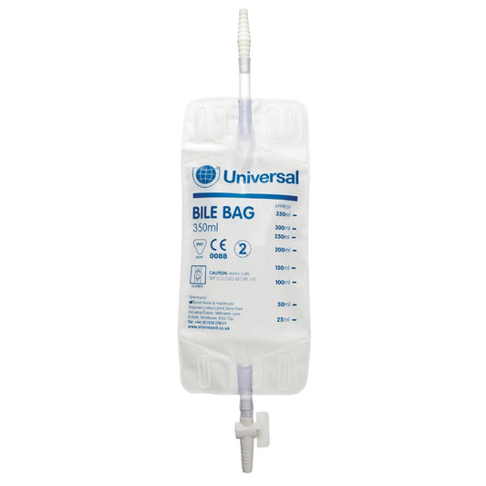 Steriele galopvangzakken van 350 ml met Ryles/Kehrs-connector