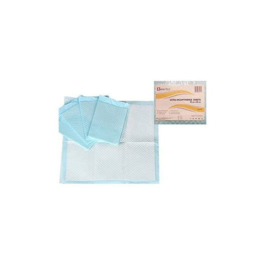 Omnitex 40 cm x 60 cm Ultra Wegwerpstoelincontinentielakens, 25 stuks