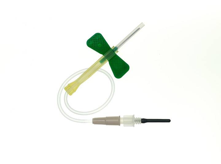 21g Groen 3/4 inch BD Vacutainer Safety Lok Bloedafname 18cm