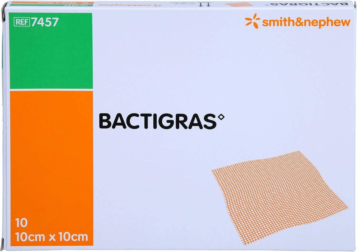 10cm x 10cm Bactigras wondverband