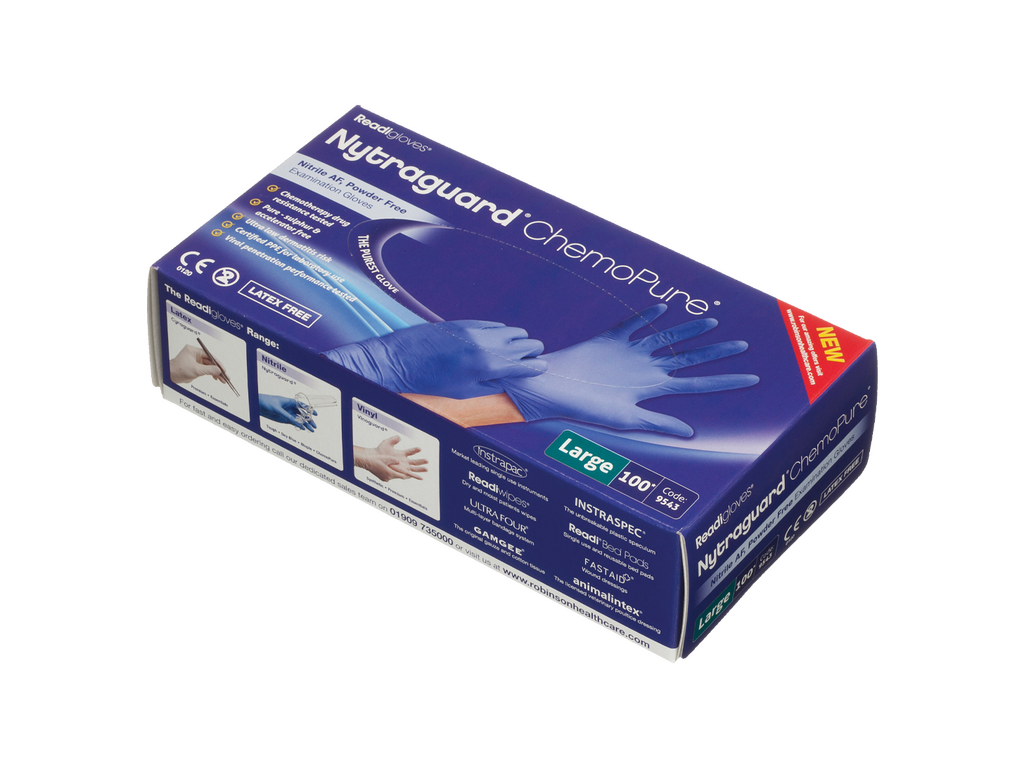 Nytraguard Chemopure Nitril Handschoenen Doos van 100