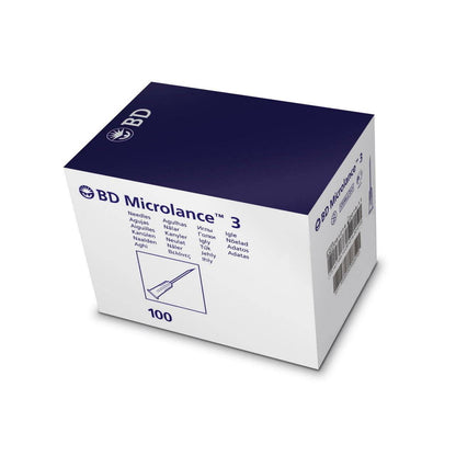 30g gele 0,5 inch BD Microlance-naalden