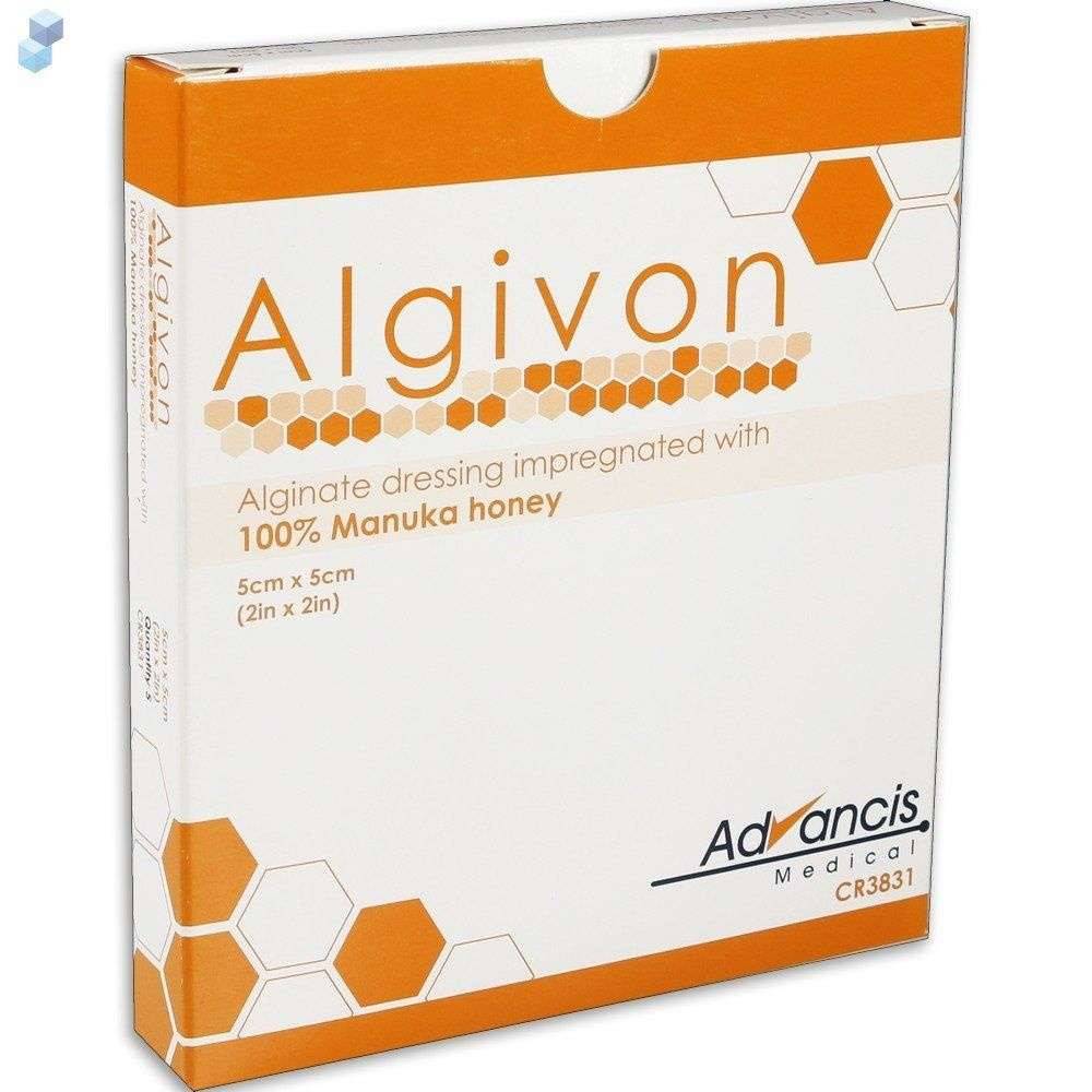 Algivon 5cm x 5cm Manuka Honing Dressings