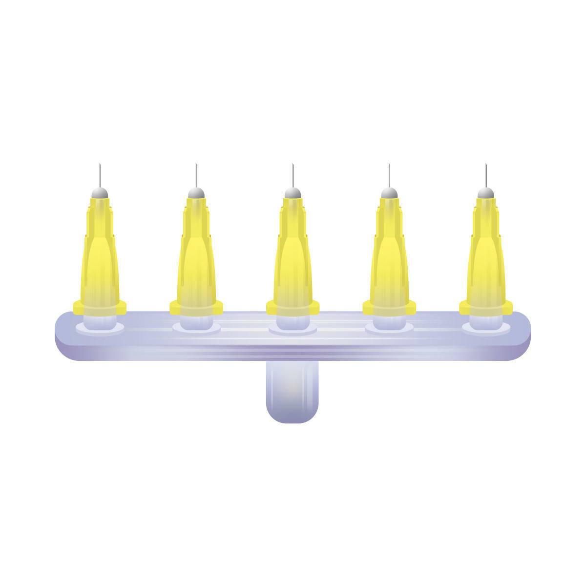 30 g 4 mm x 5 Meso-relle lineaire multi-injector