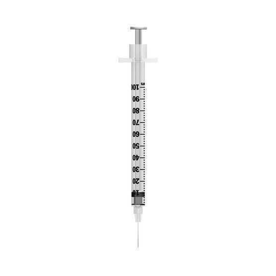 1 ml 0,5 inch 29 g BD microfijne spuit en naald u100