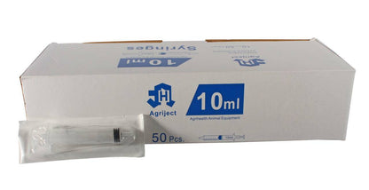 10ml Agriject-spuit Luer-Slip Zijtip