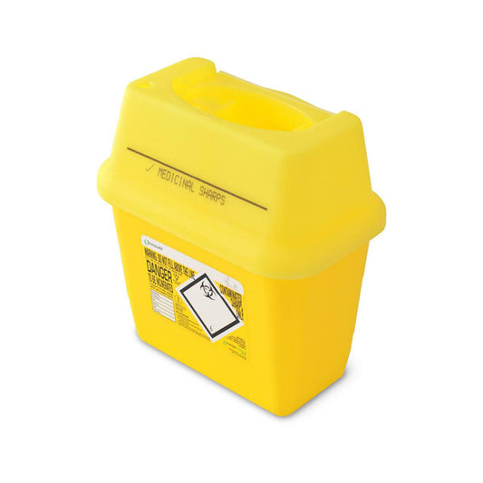 Frontier 3 liter Sharpsafe Gele naaldenbak