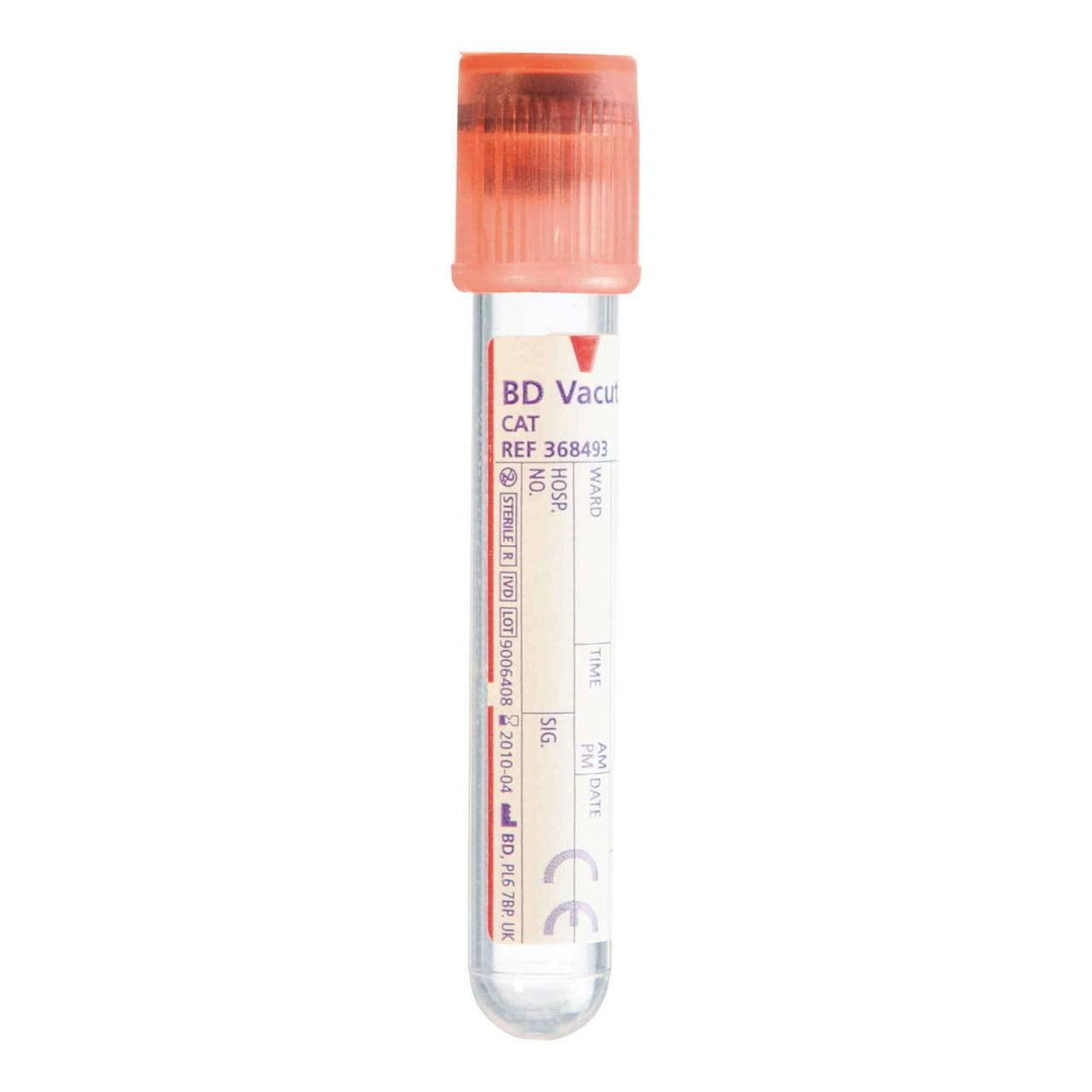 BD Vacutainer Tube Serum 6 ml rode bloedafnamebuisjes