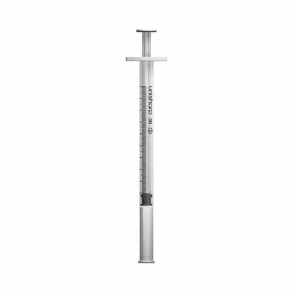 1ml 0,5 inch 30g Unisharp spuit en naald u100