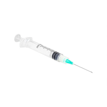 20 ml 21 g 1,5 inch Sol-Care Luer Lock-veiligheidsspuit en -naald