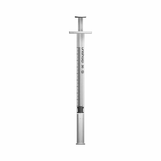 1ml 0,5 inch 29g Unisharp spuit en naald u100