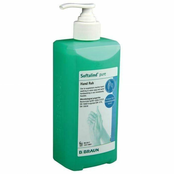 Softalind Pure 1000ML fles handdesinfectiemiddel - doseerpomp