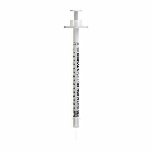 0,5 ml 30G 8 mm BBraun Omnican spuit met vaste naald u100