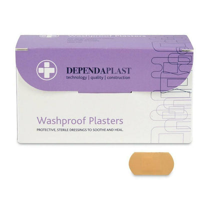 Dependaplast Wasvaste Pleisters - 4cm x 2cm x 100