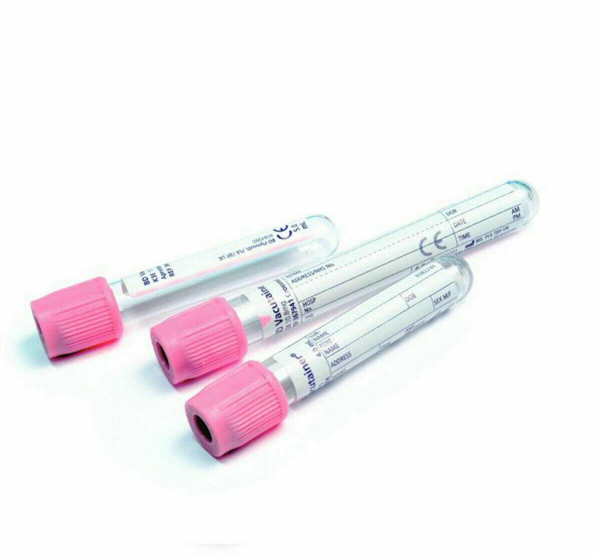 BD Vacutainer 6 ml K2E EDTA roze bloedafnamebuisjes