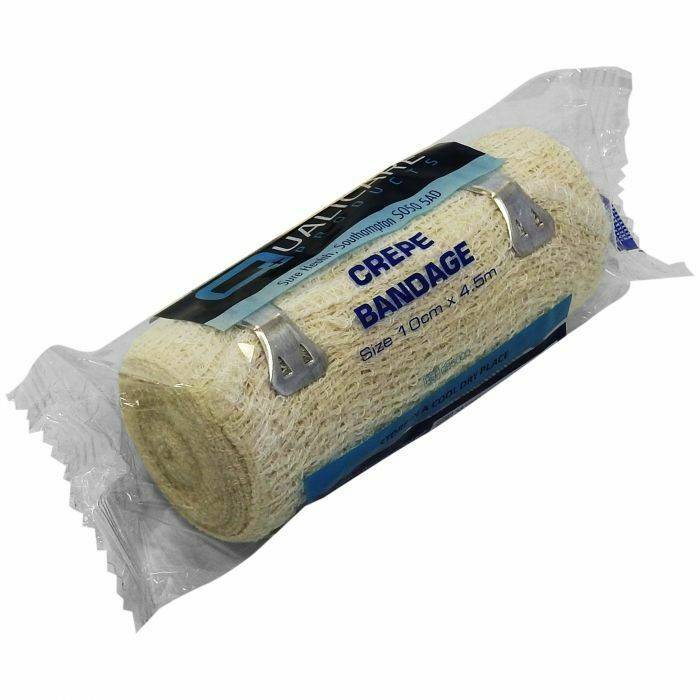 Crepe bandage 10cm x 4.5m Qualicare - UKMEDI