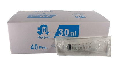 30ml Agriject-spuit Luer-Slip Zijtip