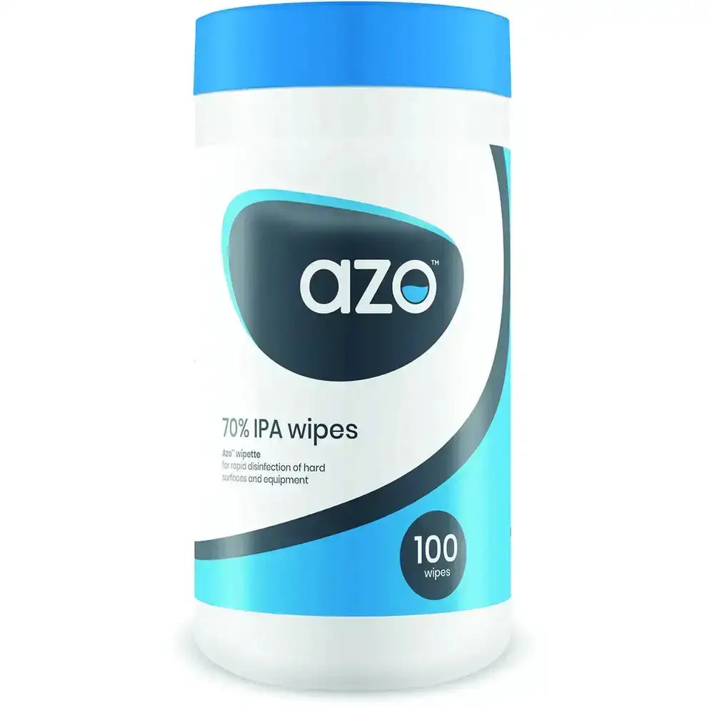 Azo 70% IPA-doekjes Tube van 100 doekjes