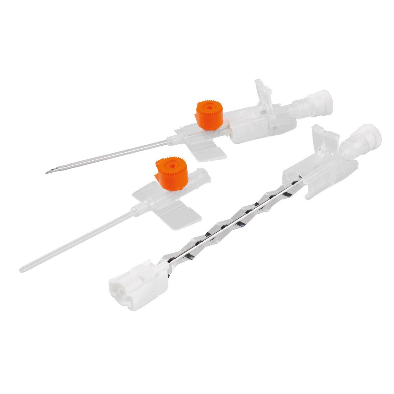 14 g 45 mm oranje BD Venflon Pro-veiligheidscanule met injectiepoort