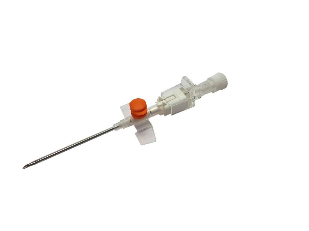 14G oranje 1,75 inch Terumo Versatus gevleugelde en gepoorte IV-canule