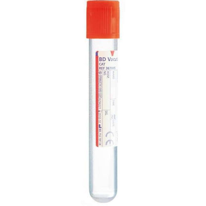 BD Vacutainer 10 ml serum rode bloedafnamebuisjes