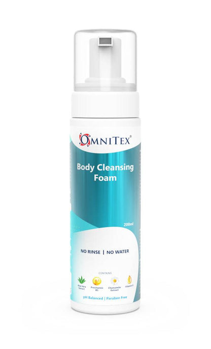 Omnitex 200ml Rinse Free Lichaamsreinigingsschuim