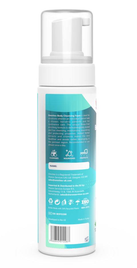 Omnitex 200ml Rinse Free Lichaamsreinigingsschuim