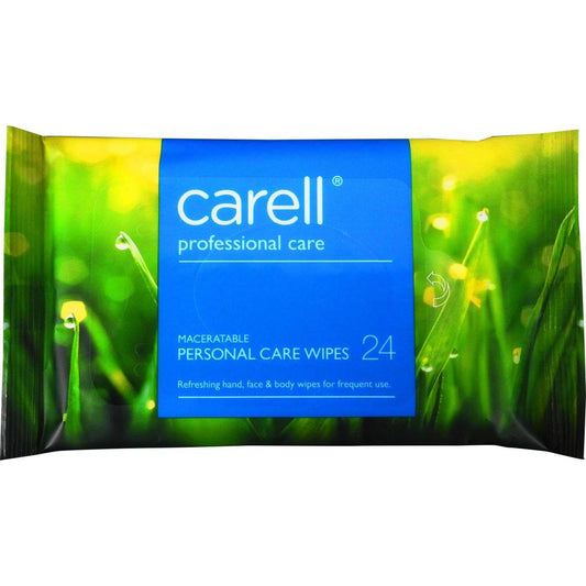 Clinell Patient Hands & Face Maceratable Wipes Pack of 24 Wipes - UKMEDI