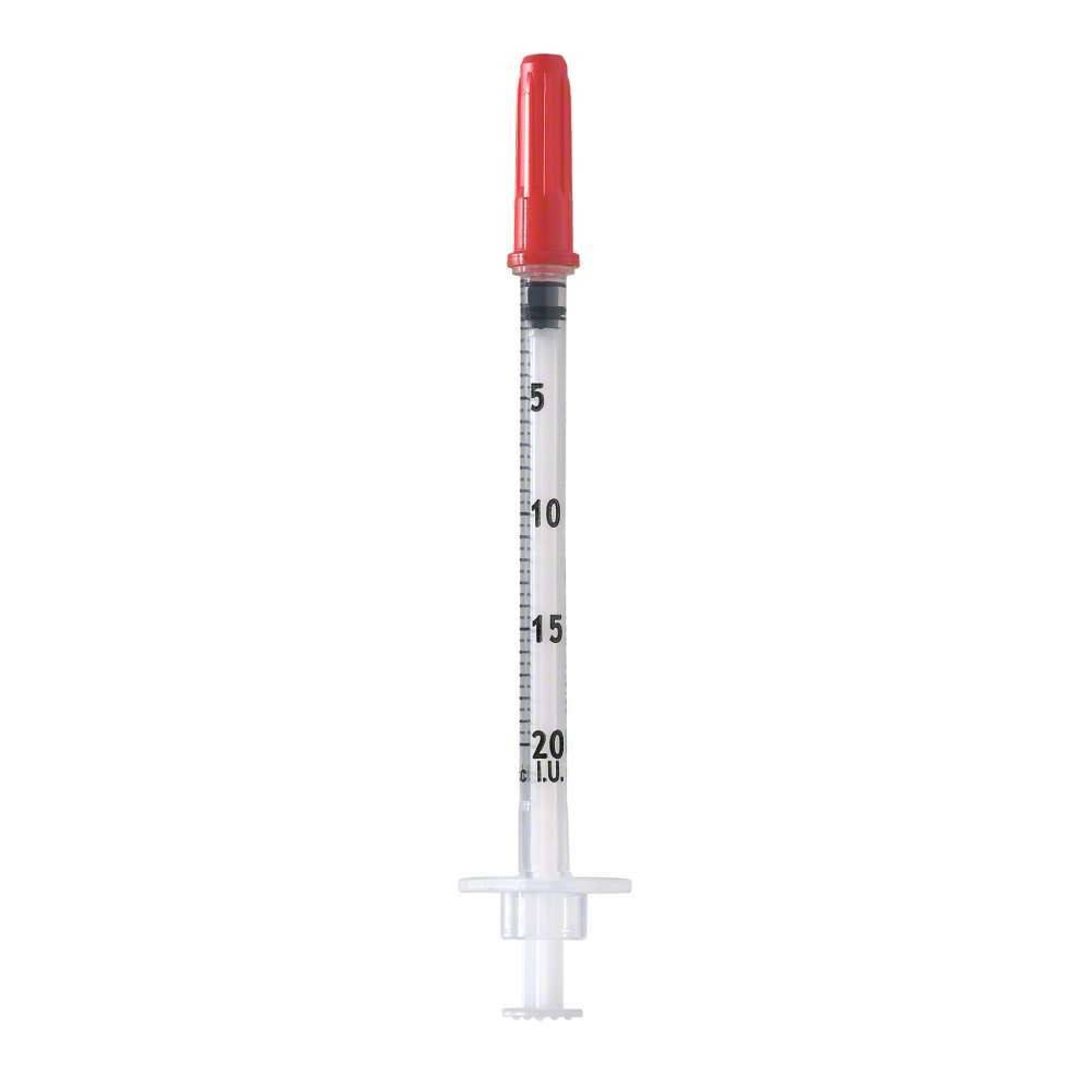 1 ml 29 g x 0,5 inch U40-spuit met vaste naald