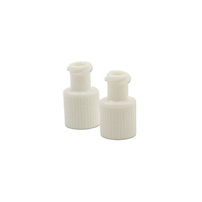 Witte steriele spuitdoppen Combi-stop Luer-fitting