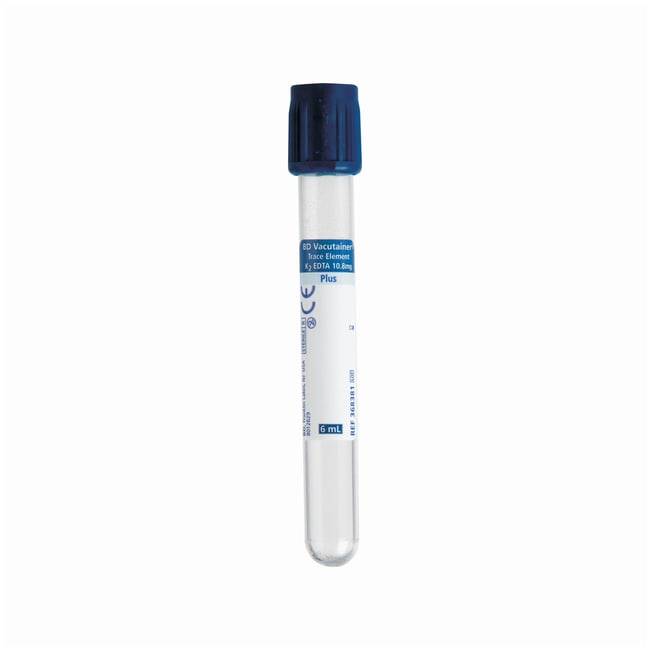 BD Vacutainer Trace Element 6 ml K2 EDTA-bloedafnamebuisjes