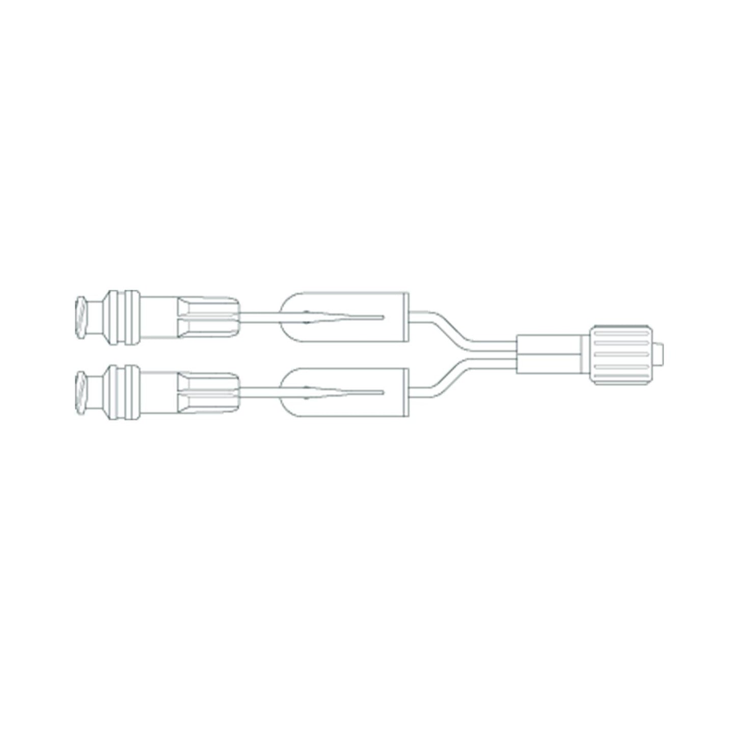 9cm 2-weg Y-connectorset