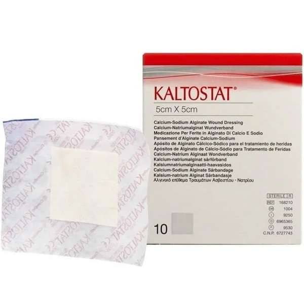 Kaltostat Alginaatverband 5cm x 5cm