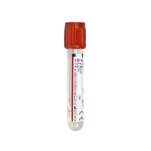 BD Vacutainer Tube RVS 3,5 ml rode bloedafnamebuisjes