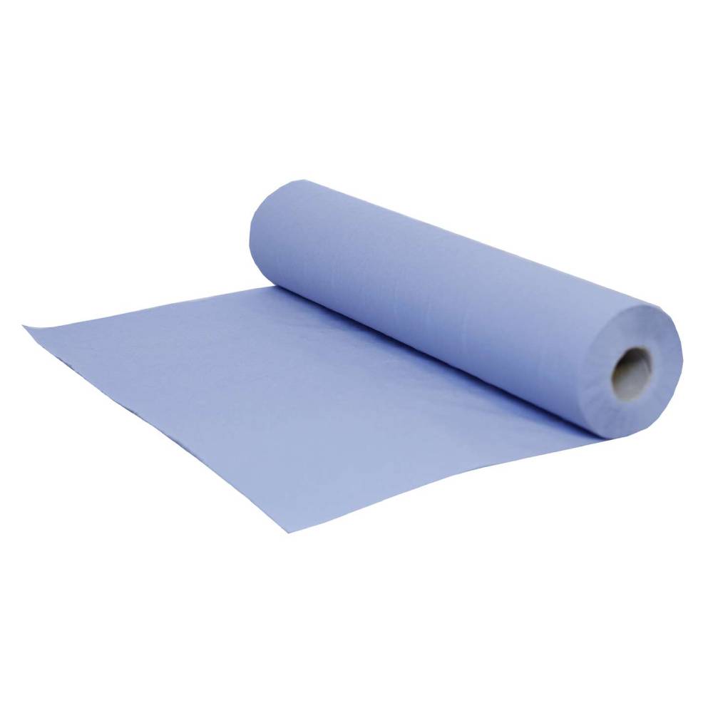 50 cm x 40 m PRO bankrol 2-laags blauw gerecycleerd 100 vellen